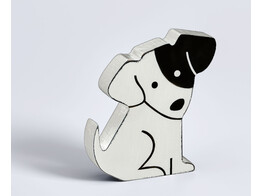 Dog 10cm white