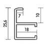 Cadre Alu Quadro 40x50 blanc  2 