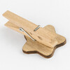 Kit wood clips white  2 