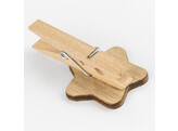 Kit wood clips white  2 