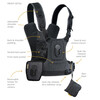 Cotton Carrier Camera Harness voor 1 camera   1 verrekijker