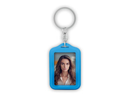 Foto sleutelhanger rubber  3 5x4 5 blauw  6 