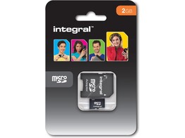 Integral 2GB MicroSDHC - class 4 incl SD adapter