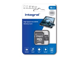 Integral 16GB V10 MicroSDHC Class 10 High Speed 100MB/s