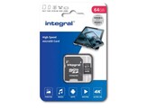 Integral 64GB V30 High Speed  MicroSDXC  100MB/s.