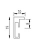 Cadre Alu S2 argente 13x13  4 