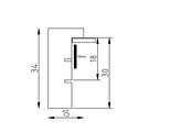 Cadre en bois 2480 avec spacer 10x10 tilleul  4 