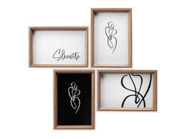 Silhouette wooden multi  frame 4x10x15 beuk  2 